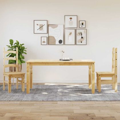 Трапезен комплект от 3 части Panama, бор масив