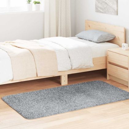 Шаги килим с дълъг косъм, NAVARRA, сребристо сив, 80x150 см