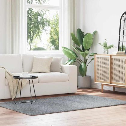 Шаги килим с дълъг косъм, NAVARRA, сребристо сив, 130x200 см