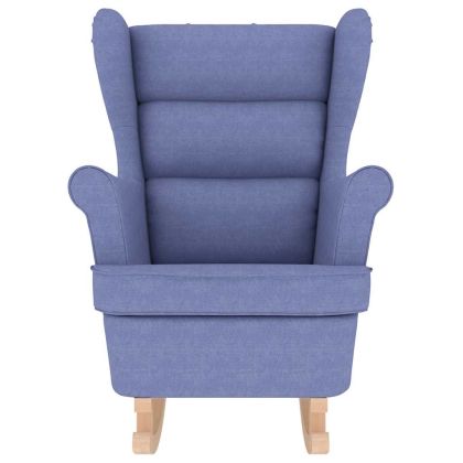 Люлеещ се стол Jeans Blue 74x90x102 cm Fabric