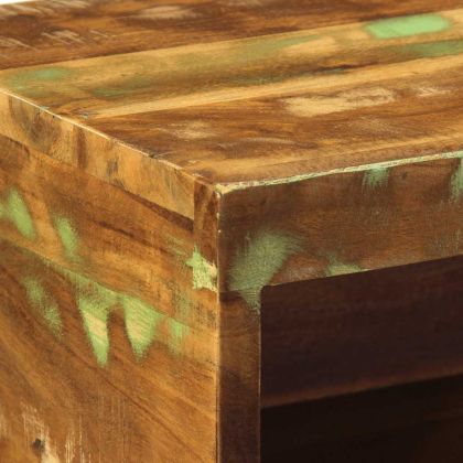 2 броя стенен телевизионен шкаф комплект масивна дървесина