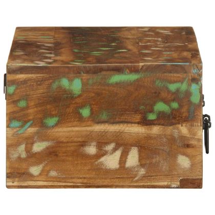 Стенен шкаф за телевизор Масивна дървесина Възстановена