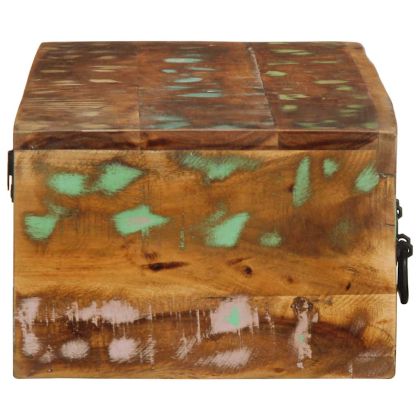 Стенен шкаф за телевизор Масивна дървесина Възстановена