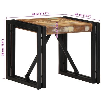 Масичка за кафе Multicolour Масивна дървесина Reclaimed