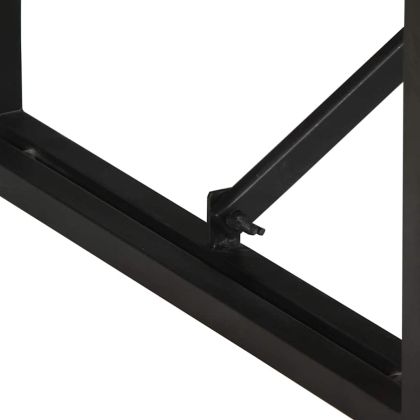 Масичка за кафе 80x40x35 cm Масивна груба дървесина Манго