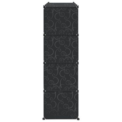 Органайзер за съхранение на кубчета с 16кубчета и висящи пръчки