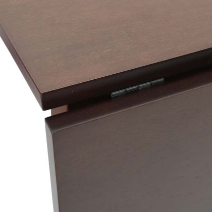 Трапезна маса Кафява масивна дървесина Каучук