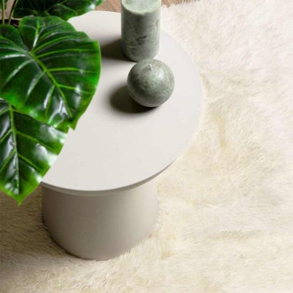 Шаги килим с дълъг косъм, NAVARRA, кремав, 240x340см, полиестер