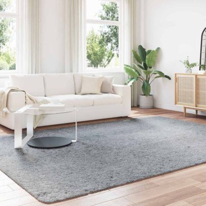 Шаги килим с дълъг косъм, NAVARRA, сребристо сив, 240x340 см