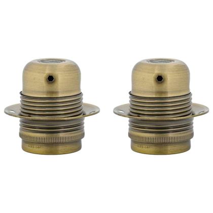 Лампи 2 бр. бронз E27