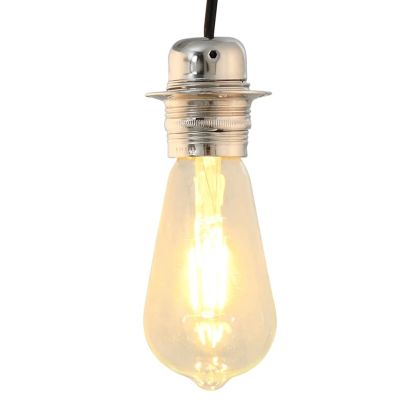 Лампи 2 бр. сатениран никел E27