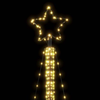 LED коледна елха 525 светодиода топло бяло 302 см