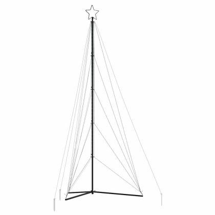 LED коледна елха 615 светодиода Цветни 404,5 см