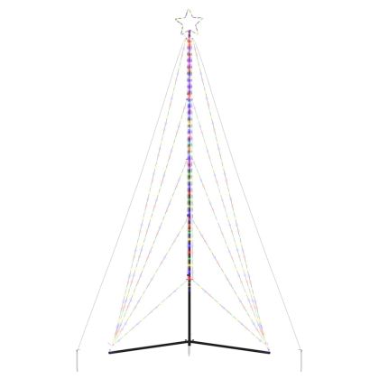 LED коледна елха 615 светодиода Цветни 404,5 см