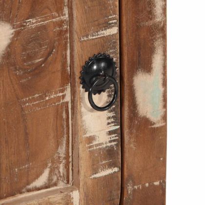 Нощно шкафче 2 бр. 40x32x46 см Масивна дървесина Възстановена