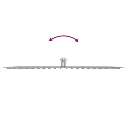 Дъждовна душ глава от неръждаема стомана 304 50x50 cm Square