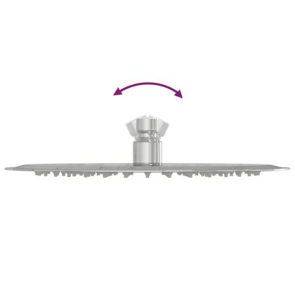 Дъждовна душ глава от неръждаема стомана 304 25 см кръг