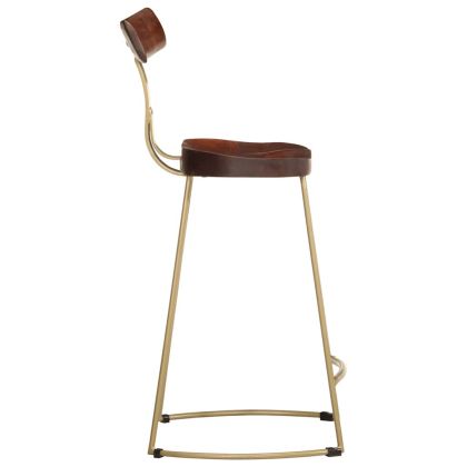 Бар табуретки, 2 бр, 49x43x88 см, мангово масив дърво