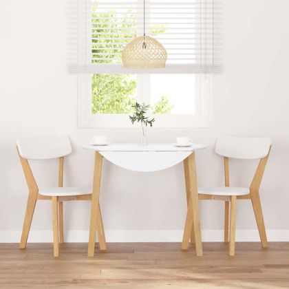 трапезни столове 2 бр. масивна дървесина гума