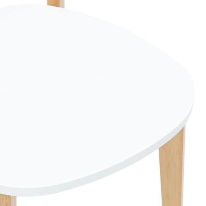 трапезни столове 2 бр. масивна дървесина гума