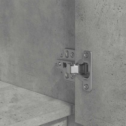 Висок шкаф, бетонно сив, 29,5x34x119,5 см инженерно дърво