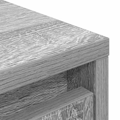 Шкаф с чекмеджета, сив сонома 55,5x34x119,5 см, инженерно дърво