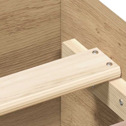 Рамка за легло без матрак дъб артизан 100x200см инженерно дърво