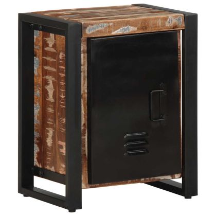 Нощно шкафче Multicolour Масивна дървесина Възстановена