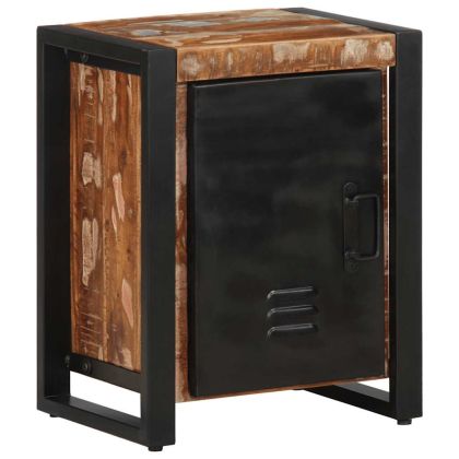 Нощно шкафче Multicolour Масивна дървесина Възстановена