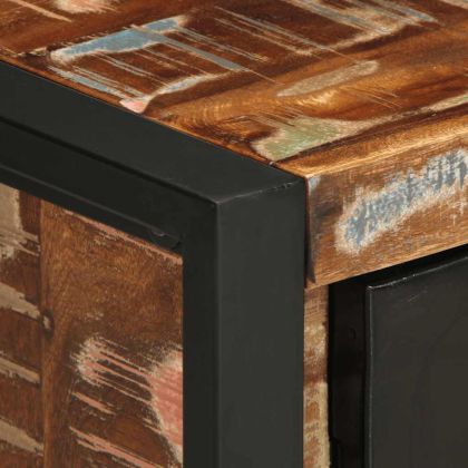 Нощно шкафче Multicolour Масивна дървесина Възстановена