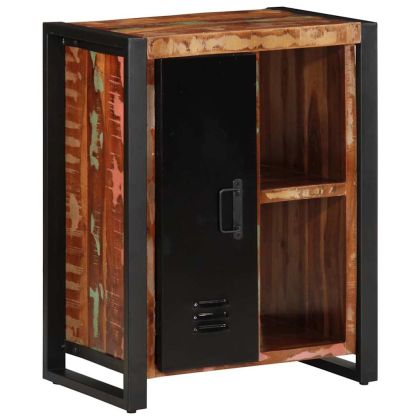 Бюфет Multicolour 55x35x70 cm Масивна дървесина Възстановена