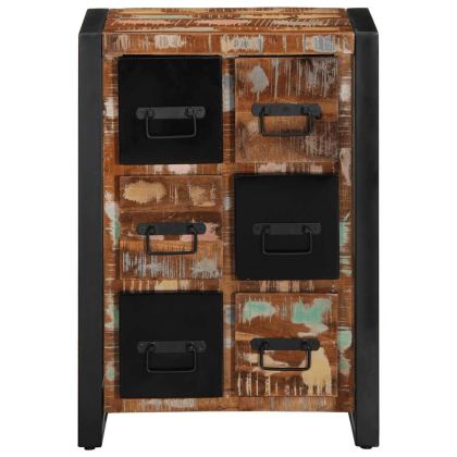 Шкаф 50x35x70 cm Масивна дървесина Възстановена