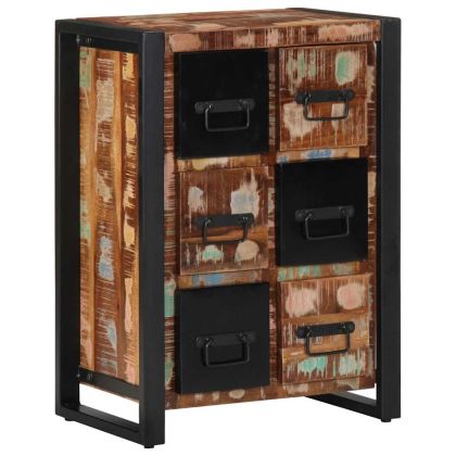 Шкаф 50x35x70 cm Масивна дървесина Възстановена