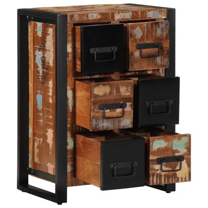 Шкаф 50x35x70 cm Масивна дървесина Възстановена