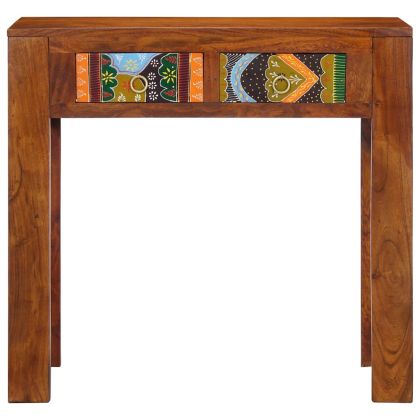 Конзолна маса 80x35x75 cm Масивна дървесина Акация