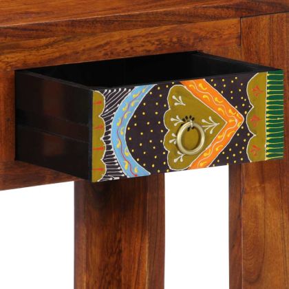 Конзолна маса 80x35x75 cm Масивна дървесина Акация