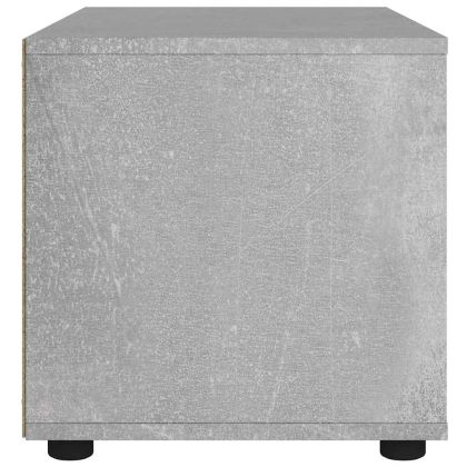 ТВ шкаф "VISNES" Бетон сив 100x40x38 cm Инженерна дървесина