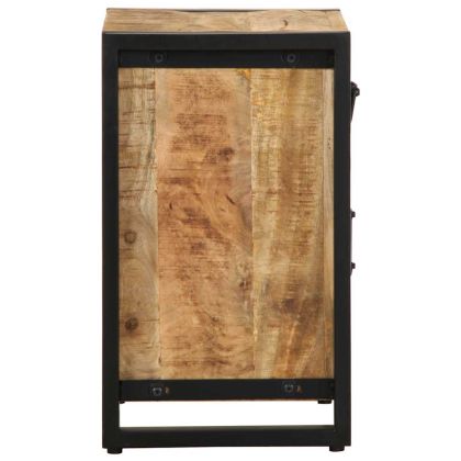 Нощно шкафче 40x30x50 cm Масивна груба дървесина Манго