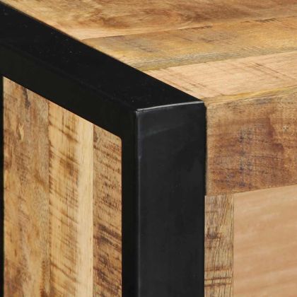 ТВ шкаф 80x30x25 cm Масивна груба дървесина Манго