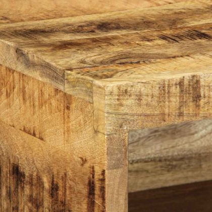 Стенен шкаф за телевизор Масивна груба дървесина Манго