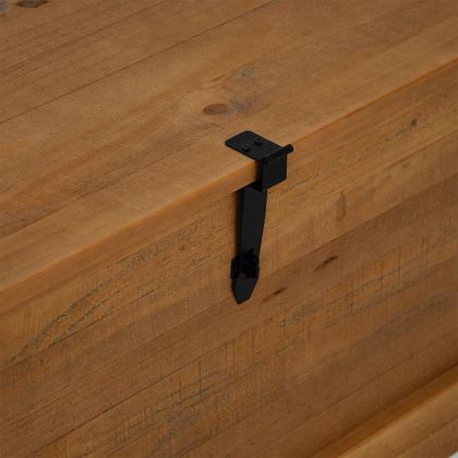 Скрин за съхранение HALDEN 91x91x47 cm масивна дървесина бор