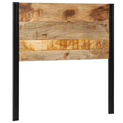 табла за глава 100 cm от масивно дърво манго и желязо