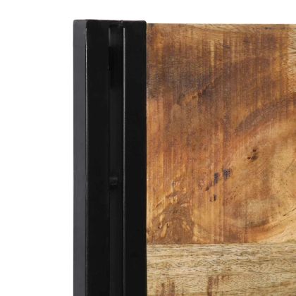 табла за глава 100 cm от масивно дърво манго и желязо