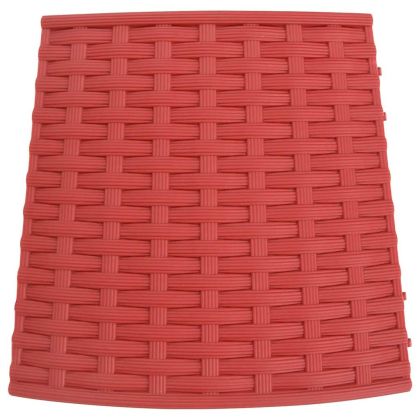 Пола за коледна елха червена Ø56x23 cm пластмаса