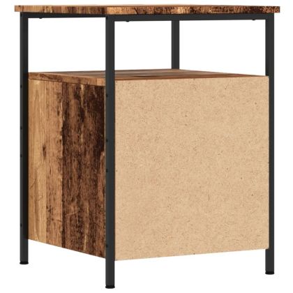 Нощни шкафчета, 2 бр, старо дърво, 44x45x60 см, ПДЧ