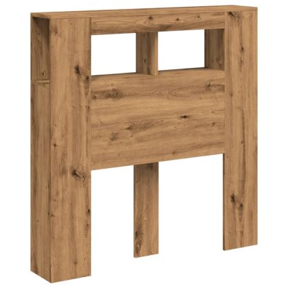 LED горна табла, Дъб артизан, 100x18,5x103,5см, инженерно дърво