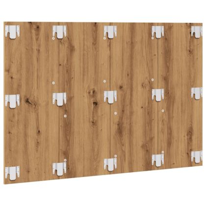 Табла за легло, дъб артизан, 120x1,5x80 см, инженерна дървесина