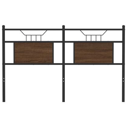 Горна табла, кафяв дъб, 137 см, инженерно дърво и стомана