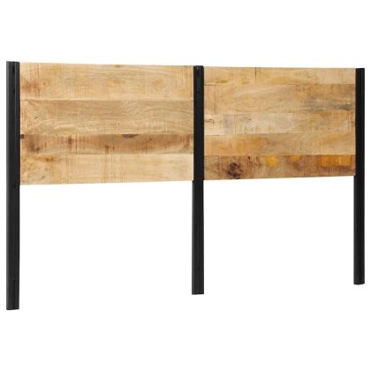 табла за глава 180 cm от масивно дърво манго и желязо