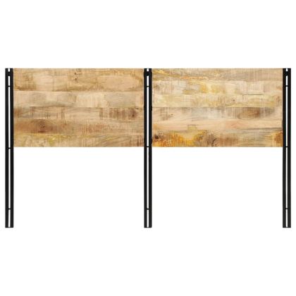 табла за глава 180 cm от масивно дърво манго и желязо